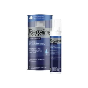 Regaine extra strength foam application