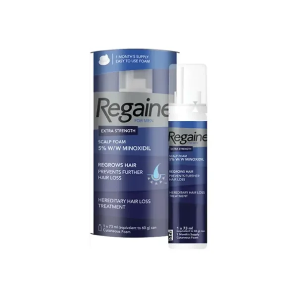 Regaine extra strength foam application